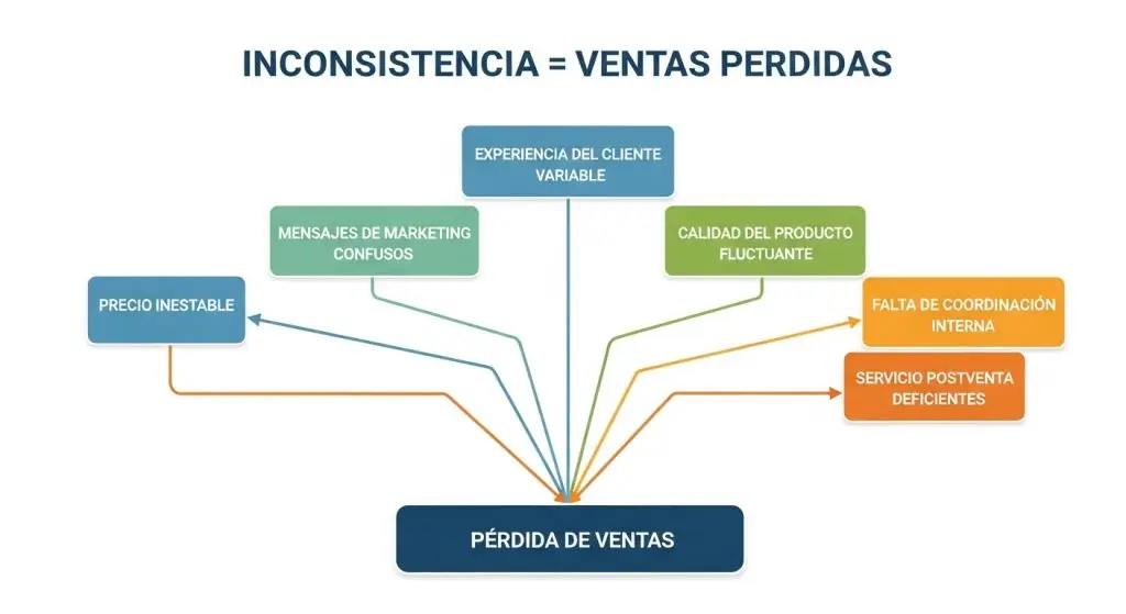 Diagrama del Marco de Coherencia, la solución al costo oculto de la incoherencia