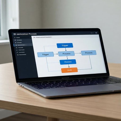 Diagrama de flujo digital para la estructuración de SOPs operativos y estandarización de procesos de delegación empresarial